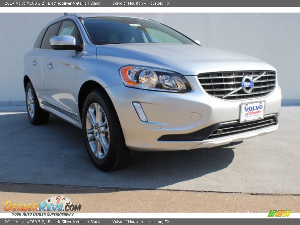 2014 Volvo XC60 3.2 Electric Silver Metallic / Black Photo #1