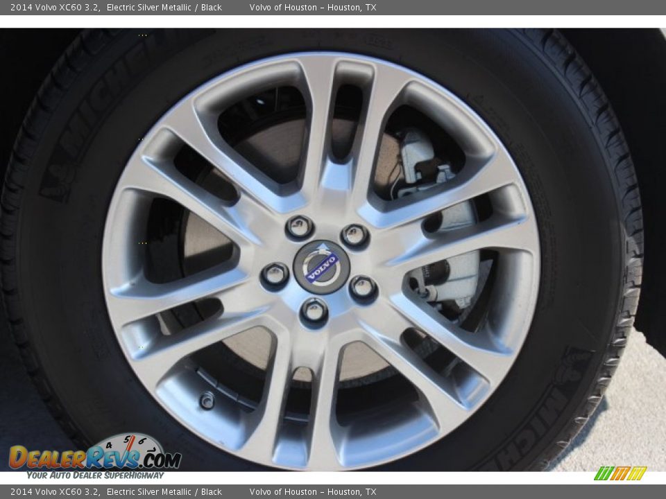 2014 Volvo XC60 3.2 Electric Silver Metallic / Black Photo #7