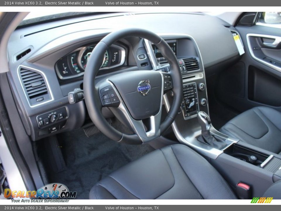 2014 Volvo XC60 3.2 Electric Silver Metallic / Black Photo #9