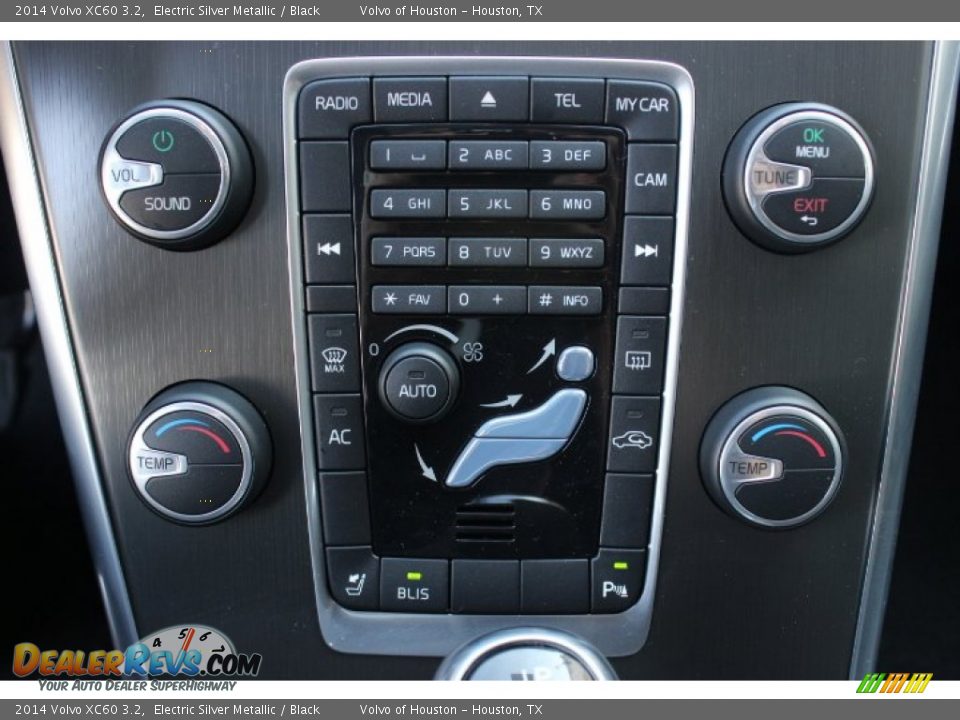 2014 Volvo XC60 3.2 Electric Silver Metallic / Black Photo #19