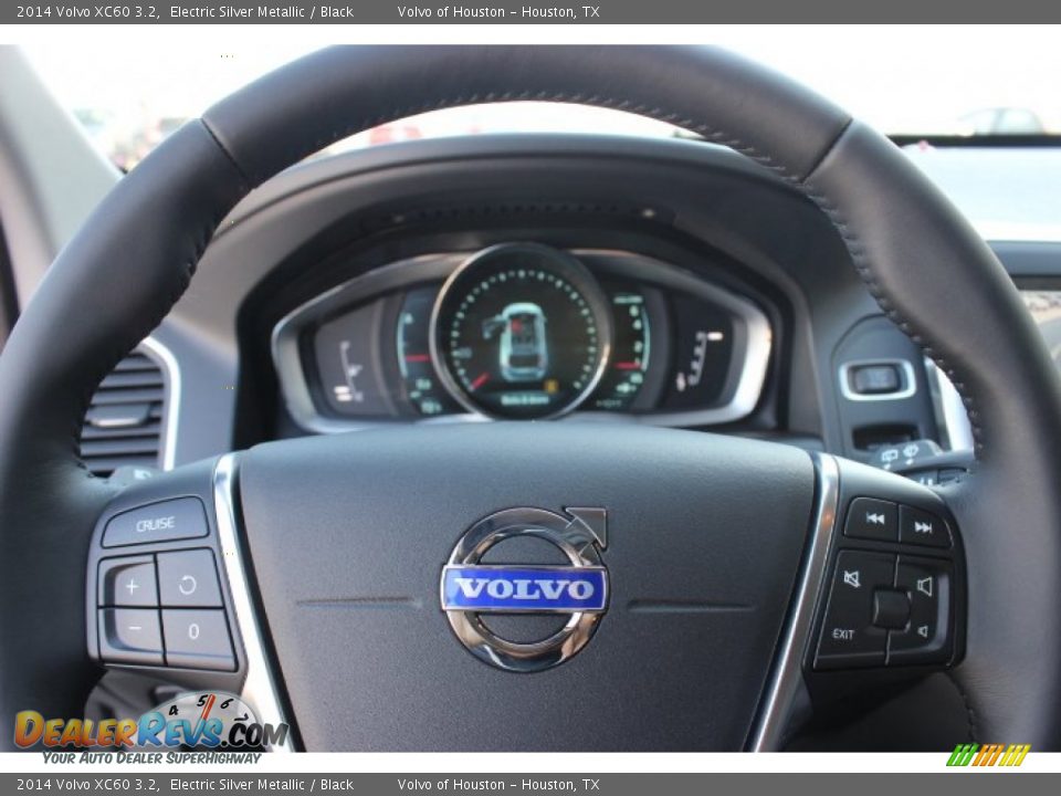 2014 Volvo XC60 3.2 Electric Silver Metallic / Black Photo #20