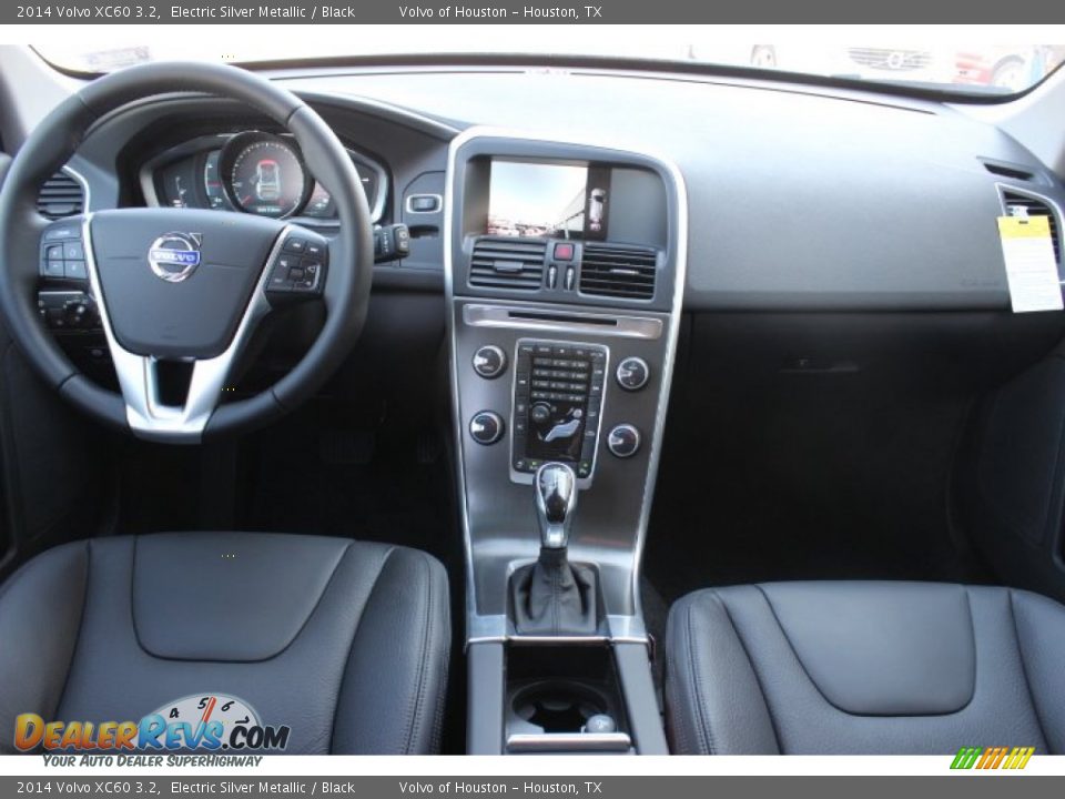 2014 Volvo XC60 3.2 Electric Silver Metallic / Black Photo #25