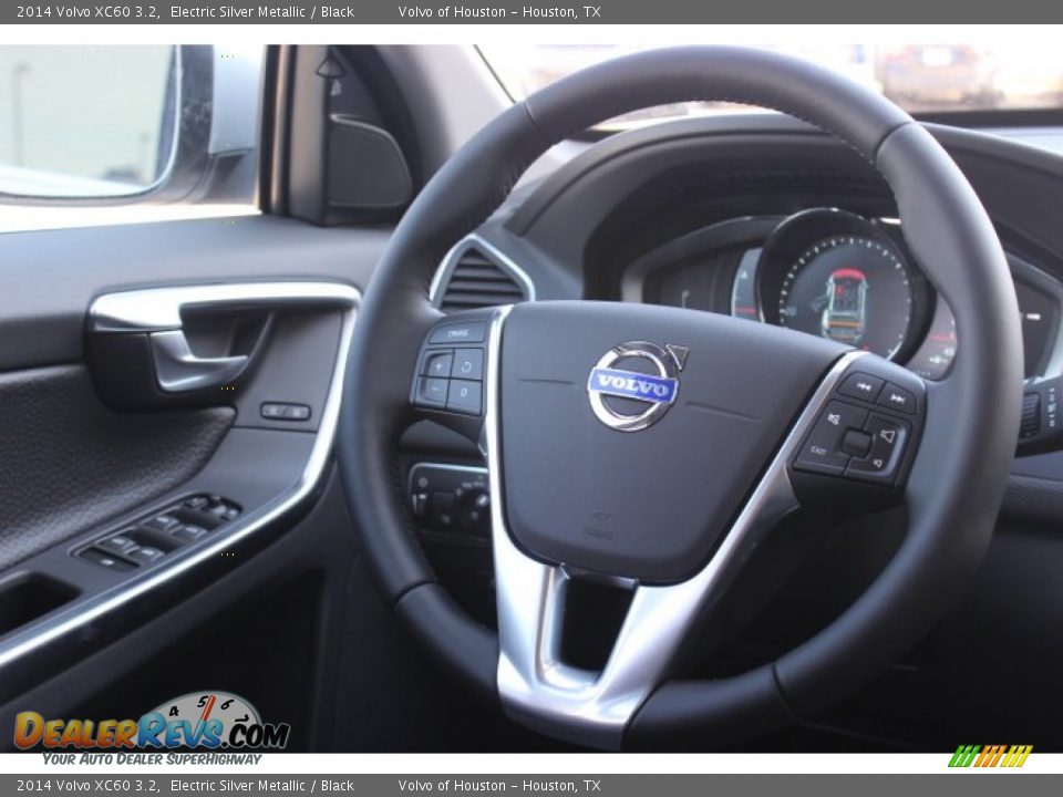 2014 Volvo XC60 3.2 Electric Silver Metallic / Black Photo #26