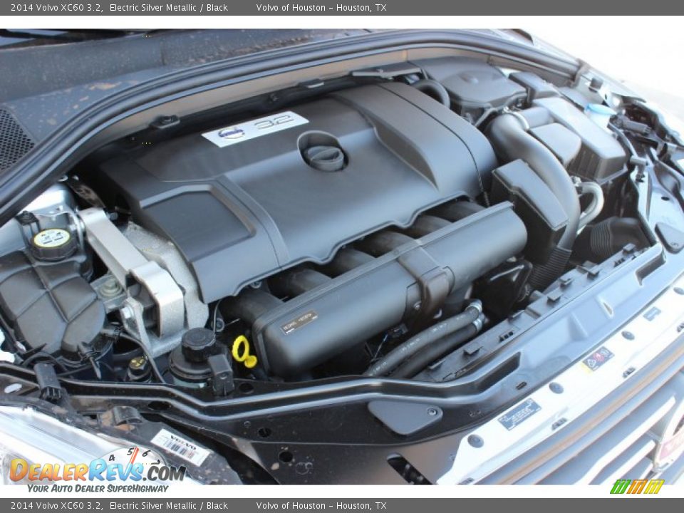 2014 Volvo XC60 3.2 Electric Silver Metallic / Black Photo #29