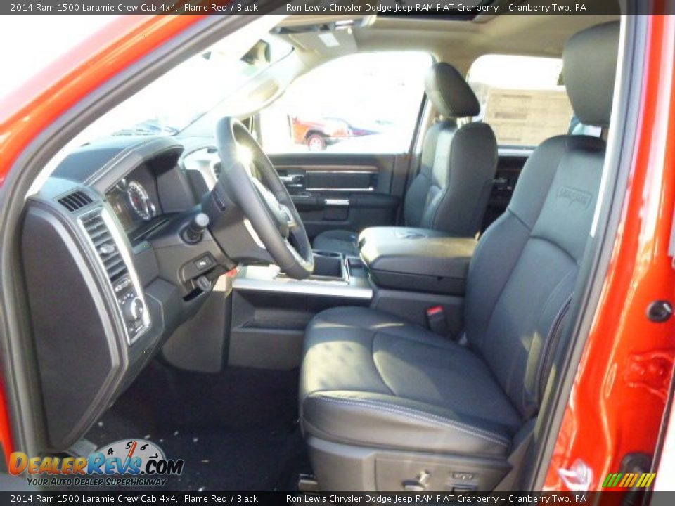 2014 Ram 1500 Laramie Crew Cab 4x4 Flame Red / Black Photo #10