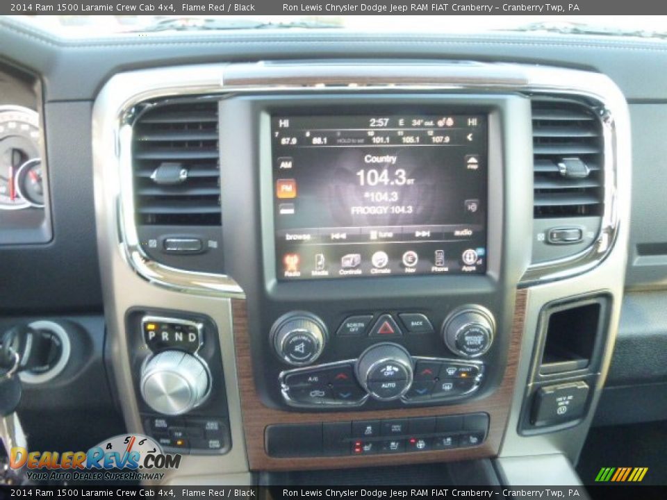 2014 Ram 1500 Laramie Crew Cab 4x4 Flame Red / Black Photo #16