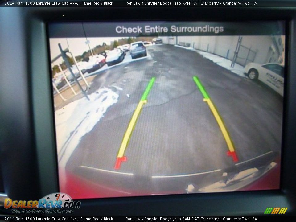 2014 Ram 1500 Laramie Crew Cab 4x4 Flame Red / Black Photo #17