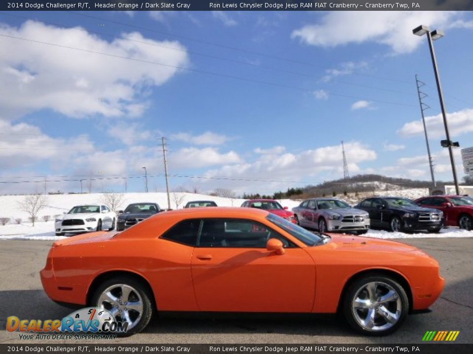 Header Orange 2014 Dodge Challenger R/T Photo #5