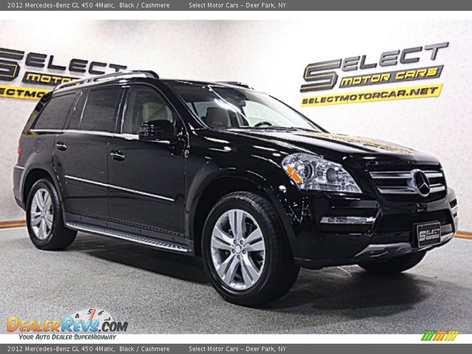 2012 Mercedes-Benz GL 450 4Matic Black / Cashmere Photo #3
