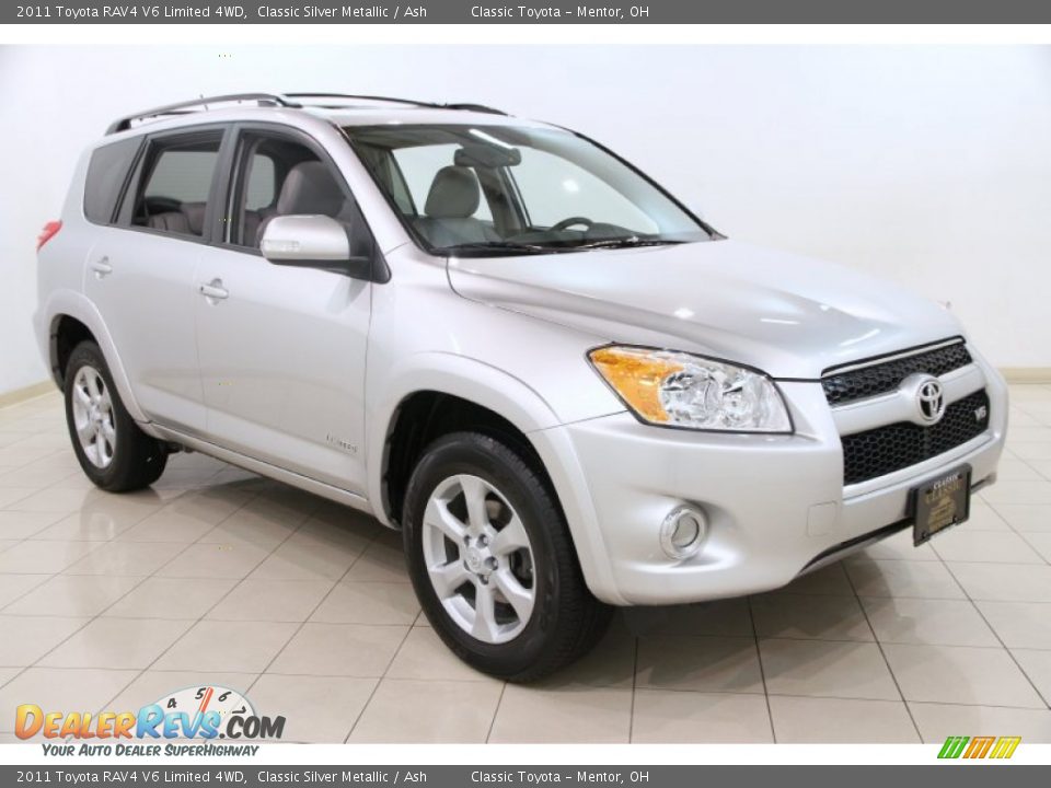 2011 Toyota RAV4 V6 Limited 4WD Classic Silver Metallic / Ash Photo #1