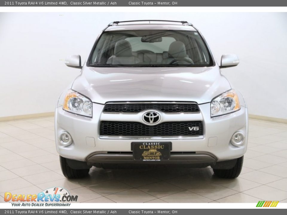 2011 Toyota RAV4 V6 Limited 4WD Classic Silver Metallic / Ash Photo #2
