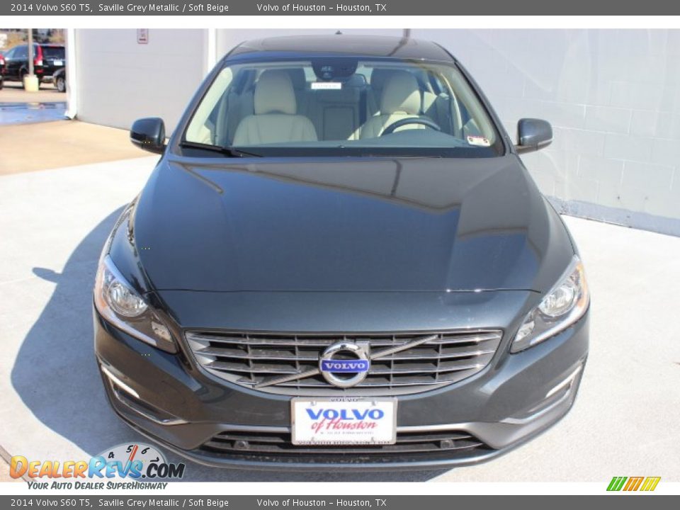 2014 Volvo S60 T5 Saville Grey Metallic / Soft Beige Photo #2