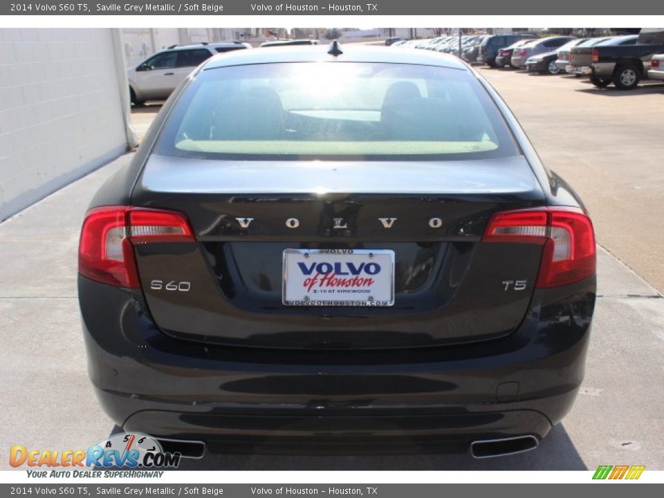 2014 Volvo S60 T5 Saville Grey Metallic / Soft Beige Photo #3