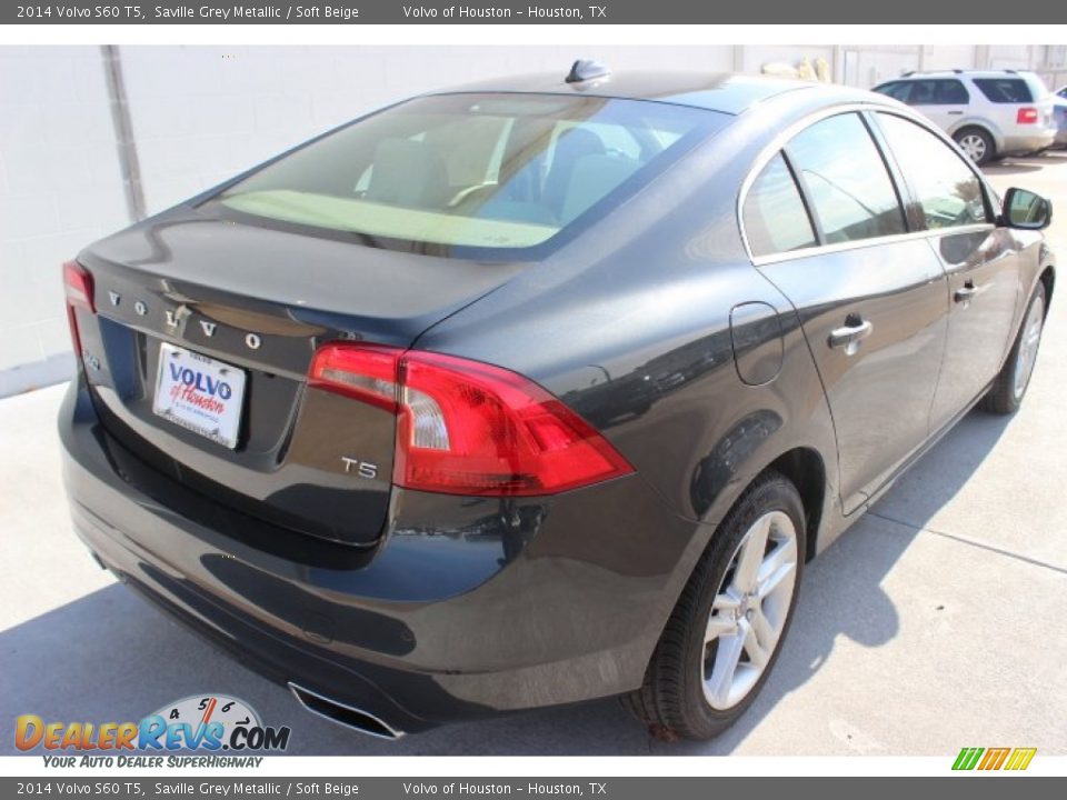2014 Volvo S60 T5 Saville Grey Metallic / Soft Beige Photo #4