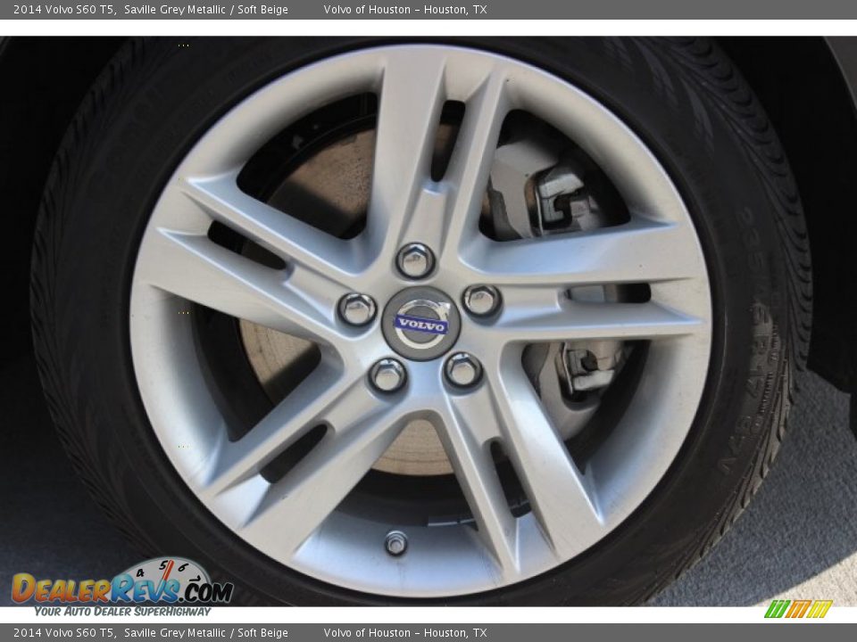 2014 Volvo S60 T5 Saville Grey Metallic / Soft Beige Photo #6