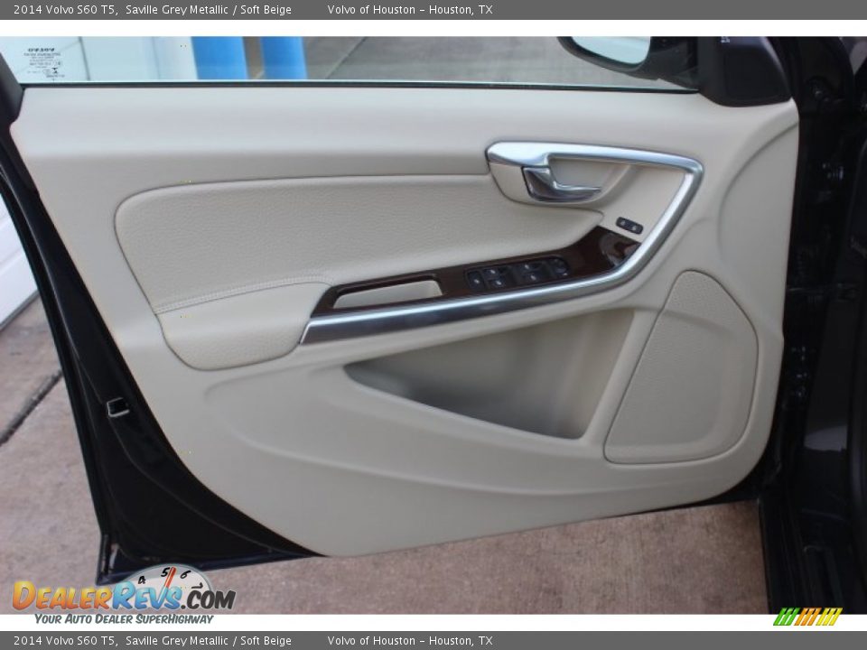 2014 Volvo S60 T5 Saville Grey Metallic / Soft Beige Photo #7