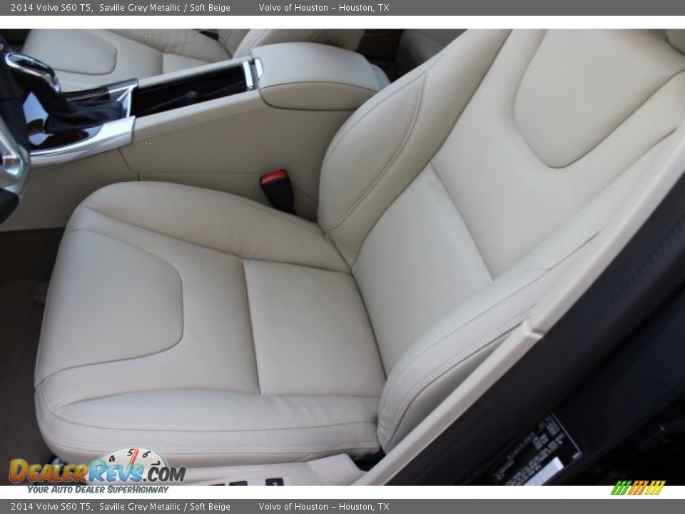 2014 Volvo S60 T5 Saville Grey Metallic / Soft Beige Photo #9
