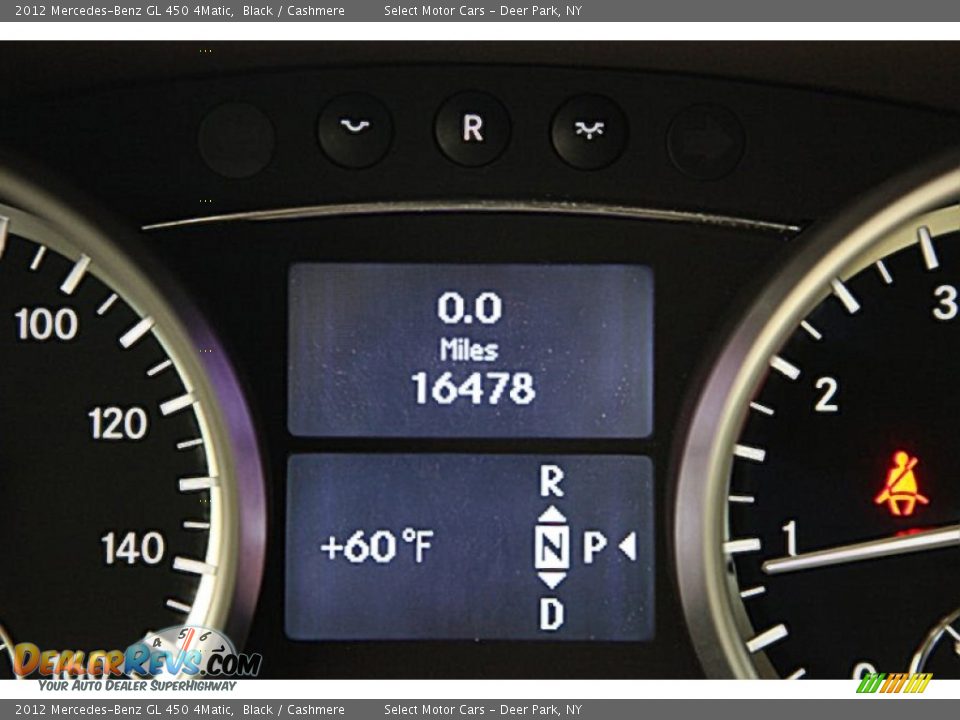 2012 Mercedes-Benz GL 450 4Matic Black / Cashmere Photo #15