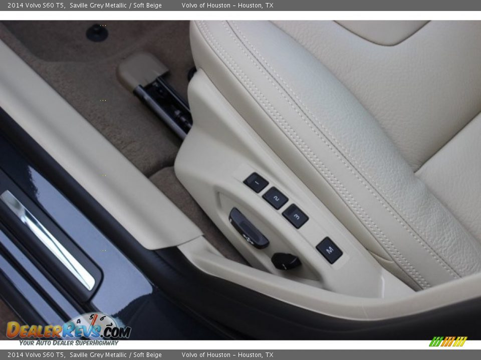 2014 Volvo S60 T5 Saville Grey Metallic / Soft Beige Photo #10