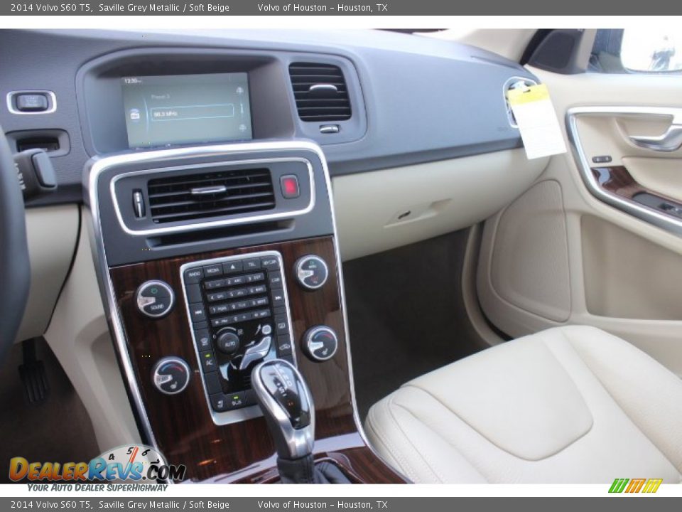 2014 Volvo S60 T5 Saville Grey Metallic / Soft Beige Photo #11