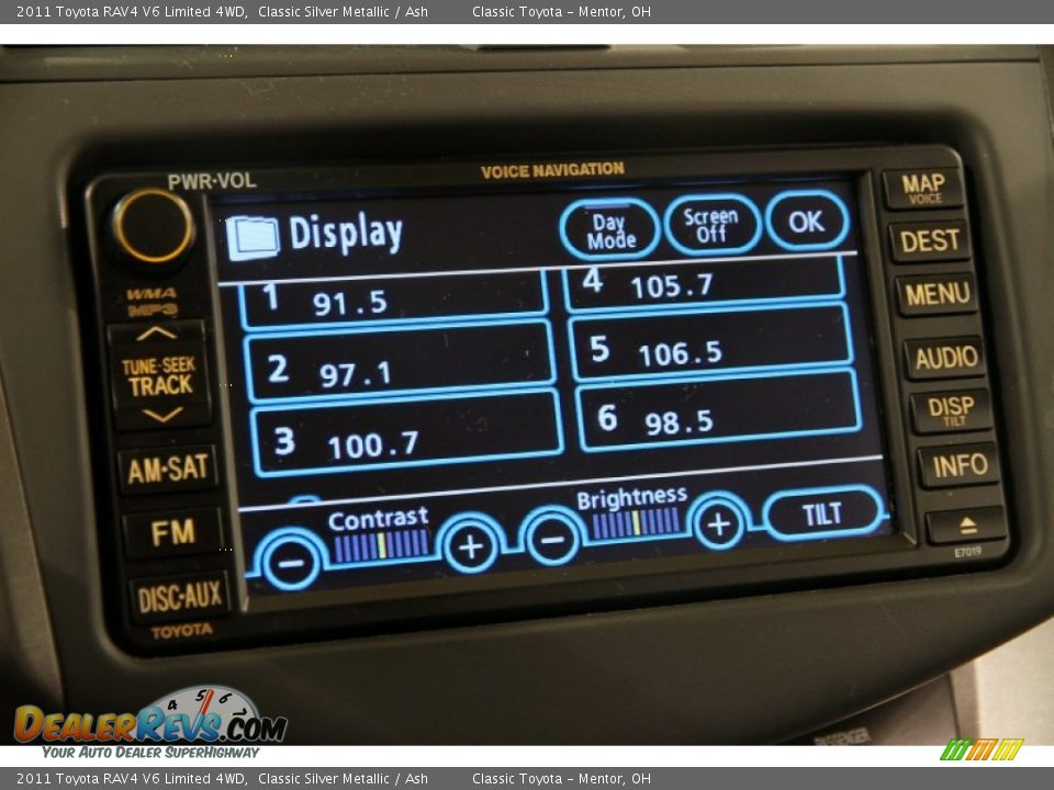 2011 Toyota RAV4 V6 Limited 4WD Classic Silver Metallic / Ash Photo #14