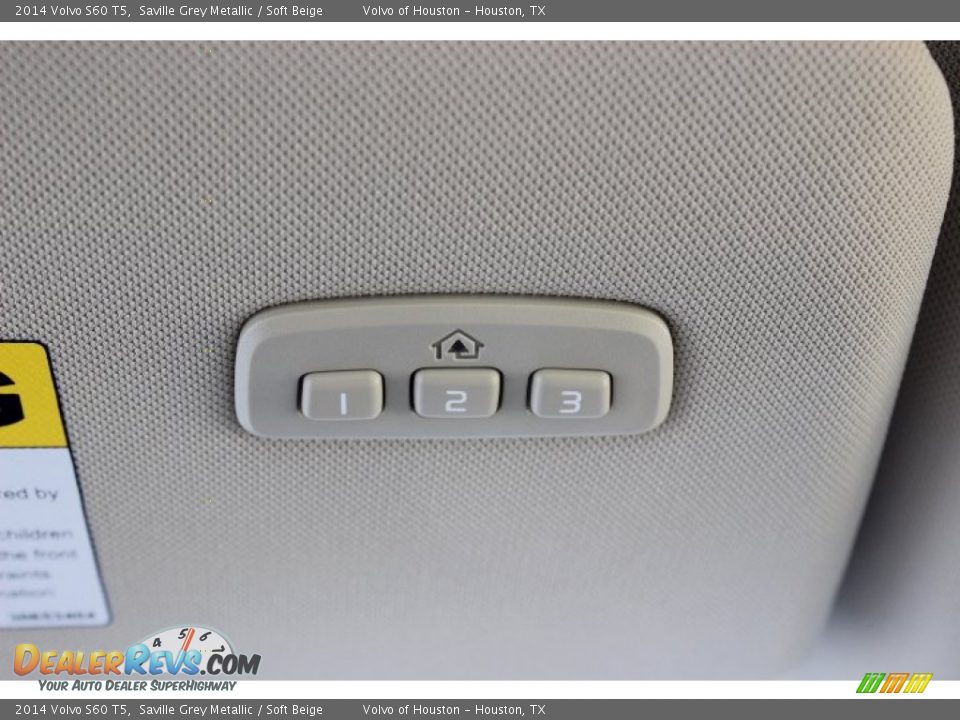 2014 Volvo S60 T5 Saville Grey Metallic / Soft Beige Photo #14
