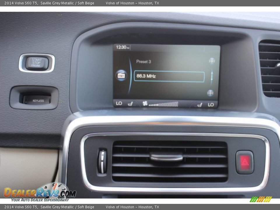 2014 Volvo S60 T5 Saville Grey Metallic / Soft Beige Photo #15