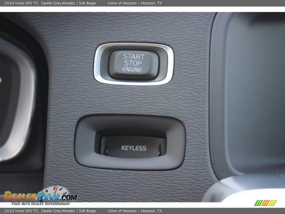 2014 Volvo S60 T5 Saville Grey Metallic / Soft Beige Photo #17