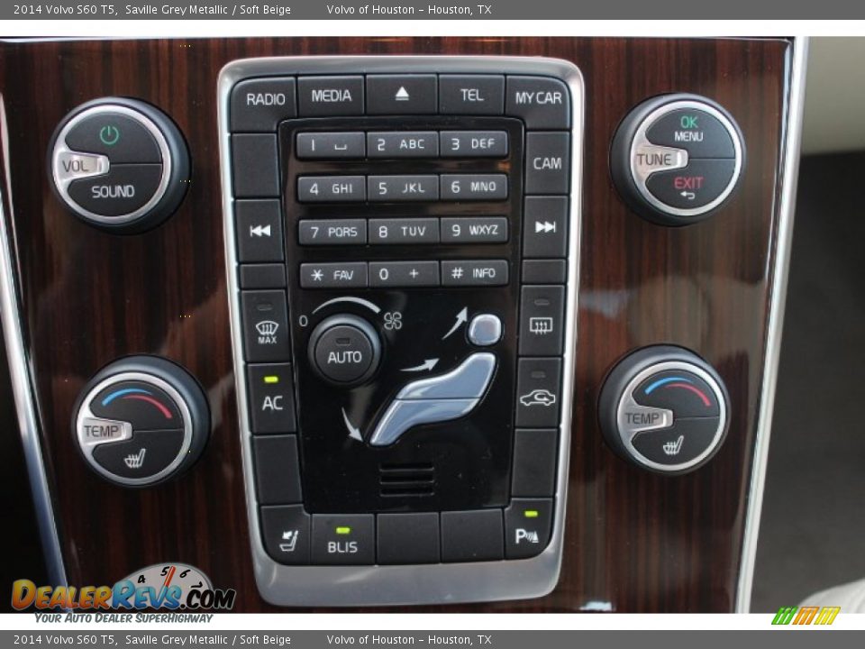 2014 Volvo S60 T5 Saville Grey Metallic / Soft Beige Photo #18