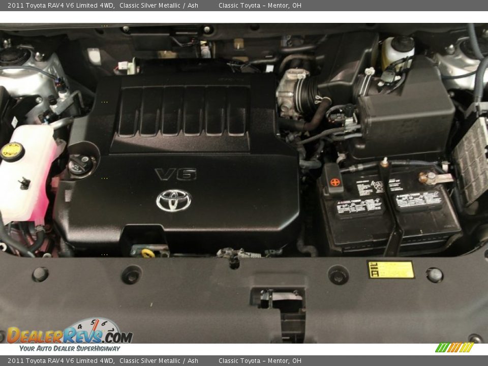 2011 Toyota RAV4 V6 Limited 4WD Classic Silver Metallic / Ash Photo #21