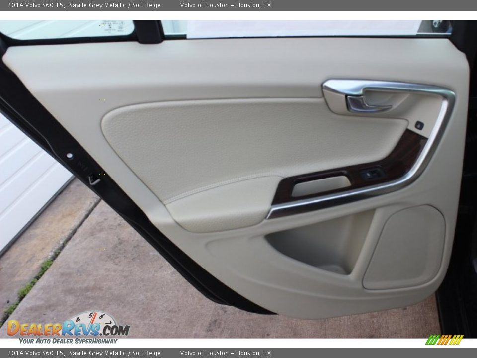 2014 Volvo S60 T5 Saville Grey Metallic / Soft Beige Photo #20