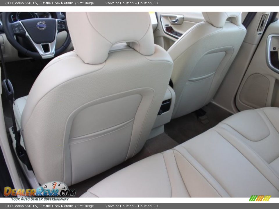 2014 Volvo S60 T5 Saville Grey Metallic / Soft Beige Photo #22