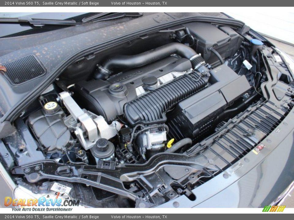 2014 Volvo S60 T5 Saville Grey Metallic / Soft Beige Photo #27