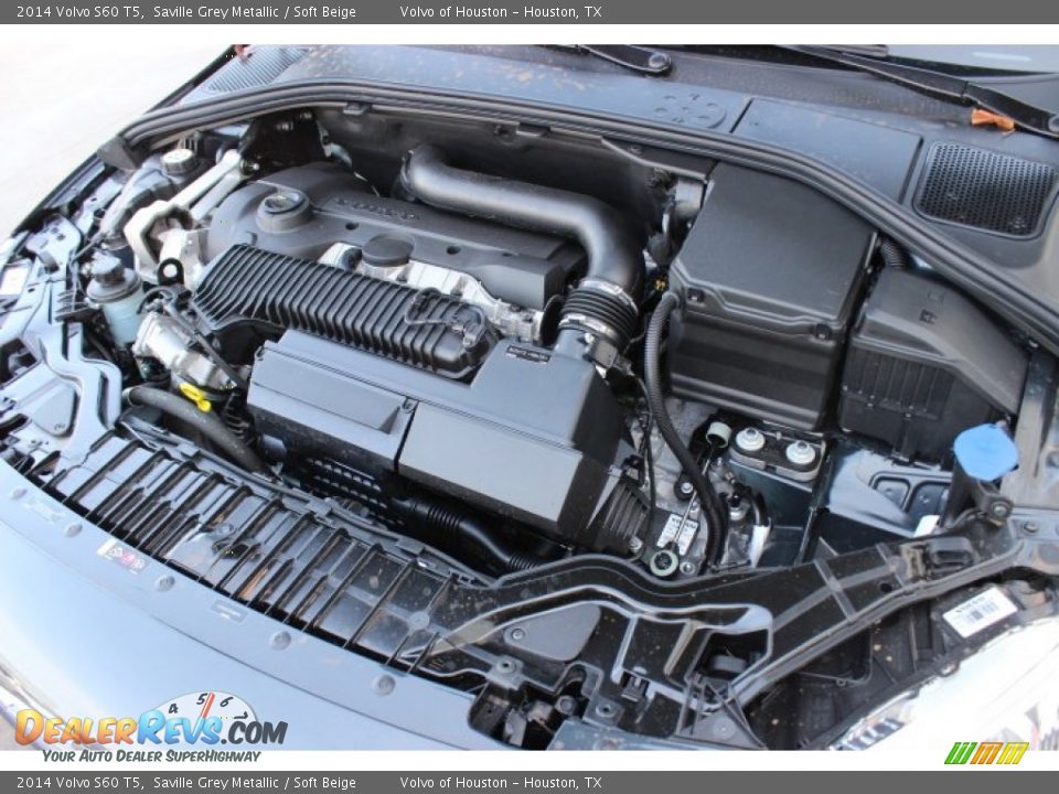 2014 Volvo S60 T5 Saville Grey Metallic / Soft Beige Photo #28