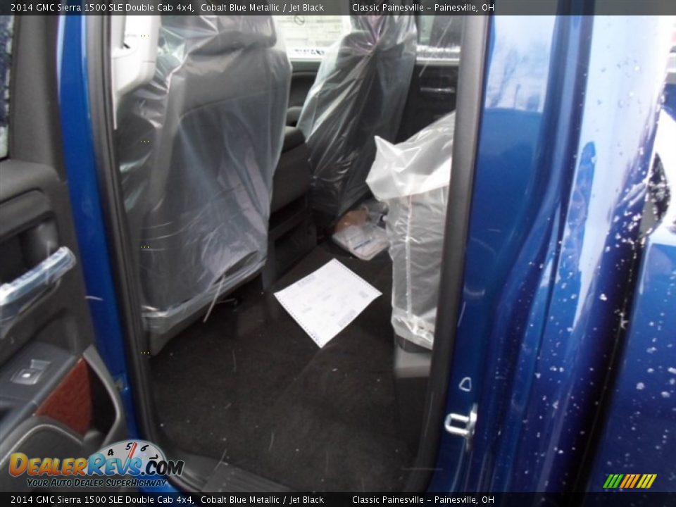 2014 GMC Sierra 1500 SLE Double Cab 4x4 Cobalt Blue Metallic / Jet Black Photo #5