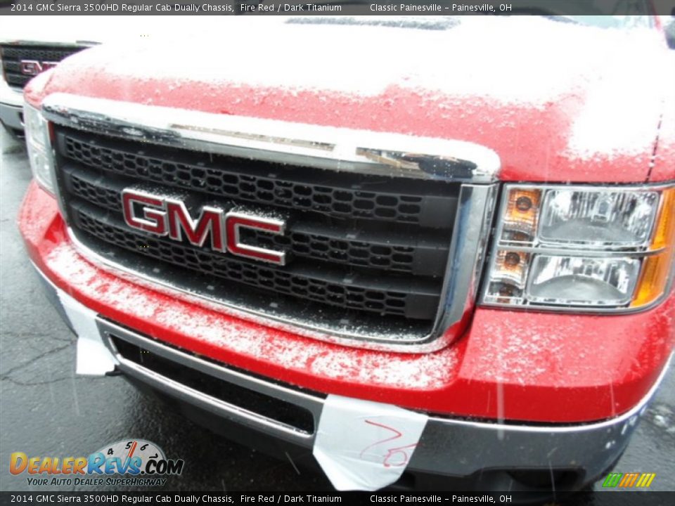 2014 GMC Sierra 3500HD Regular Cab Dually Chassis Fire Red / Dark Titanium Photo #2
