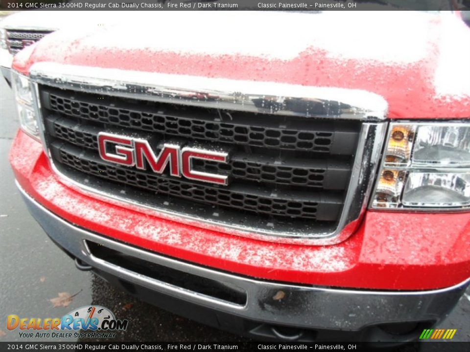 2014 GMC Sierra 3500HD Regular Cab Dually Chassis Fire Red / Dark Titanium Photo #2