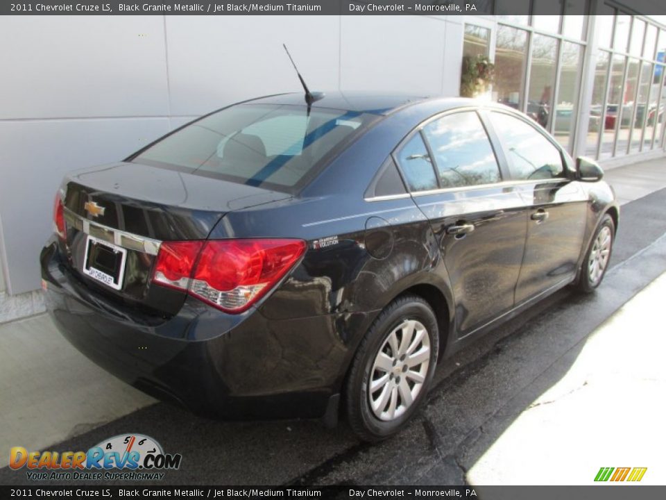 2011 Chevrolet Cruze LS Black Granite Metallic / Jet Black/Medium Titanium Photo #4