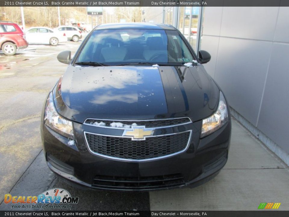 2011 Chevrolet Cruze LS Black Granite Metallic / Jet Black/Medium Titanium Photo #8