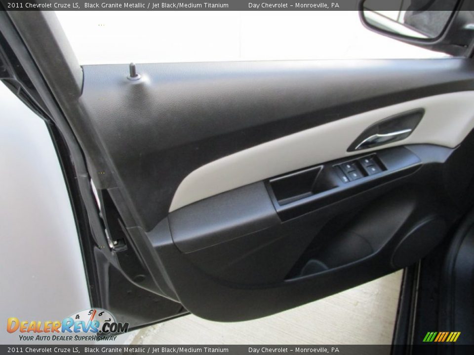 2011 Chevrolet Cruze LS Black Granite Metallic / Jet Black/Medium Titanium Photo #10