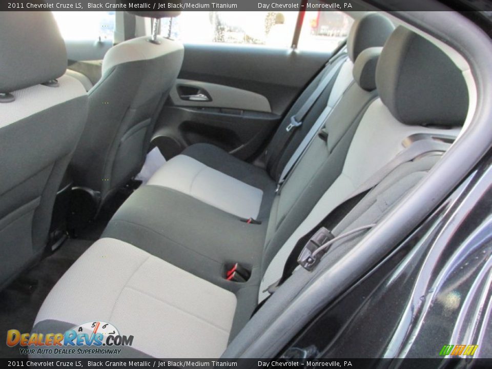 2011 Chevrolet Cruze LS Black Granite Metallic / Jet Black/Medium Titanium Photo #12