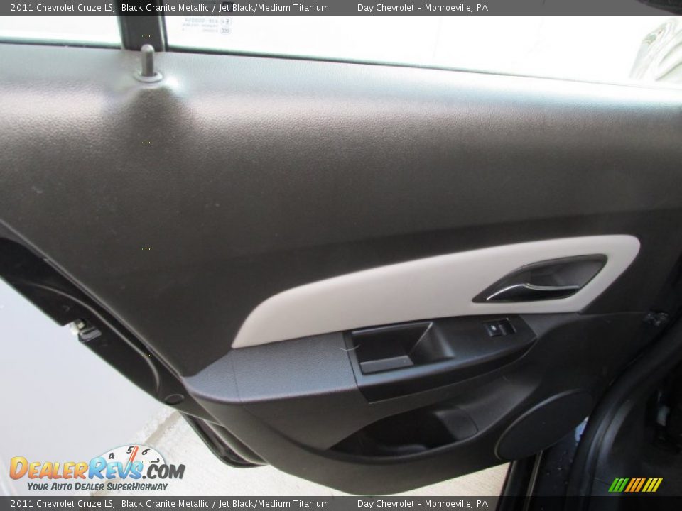 2011 Chevrolet Cruze LS Black Granite Metallic / Jet Black/Medium Titanium Photo #13