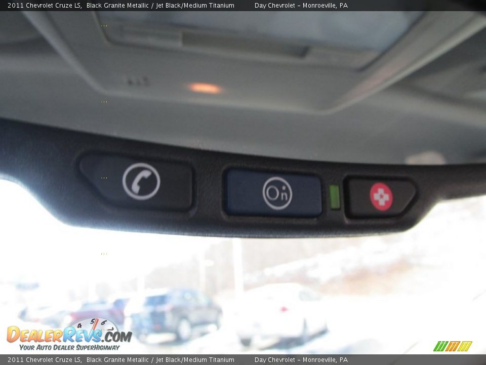 2011 Chevrolet Cruze LS Black Granite Metallic / Jet Black/Medium Titanium Photo #16