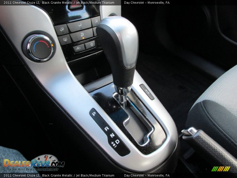 2011 Chevrolet Cruze LS Black Granite Metallic / Jet Black/Medium Titanium Photo #17