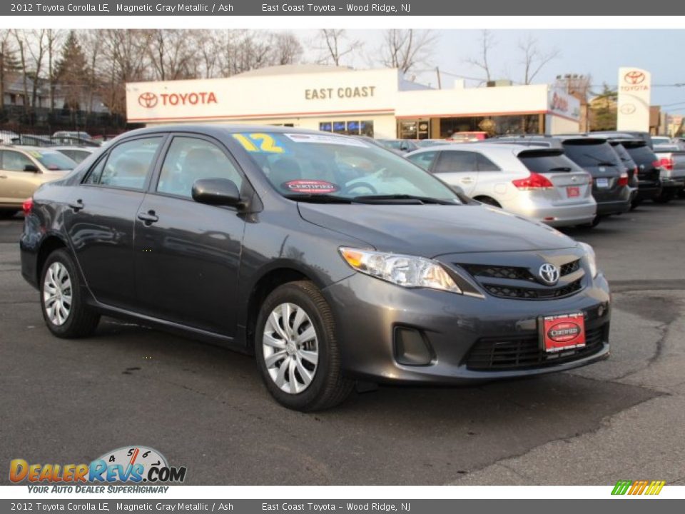 2012 Toyota Corolla LE Magnetic Gray Metallic / Ash Photo #1
