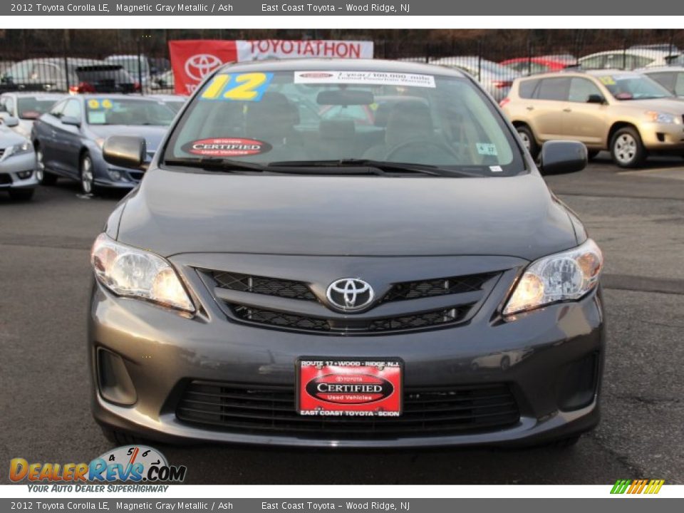 2012 Toyota Corolla LE Magnetic Gray Metallic / Ash Photo #2