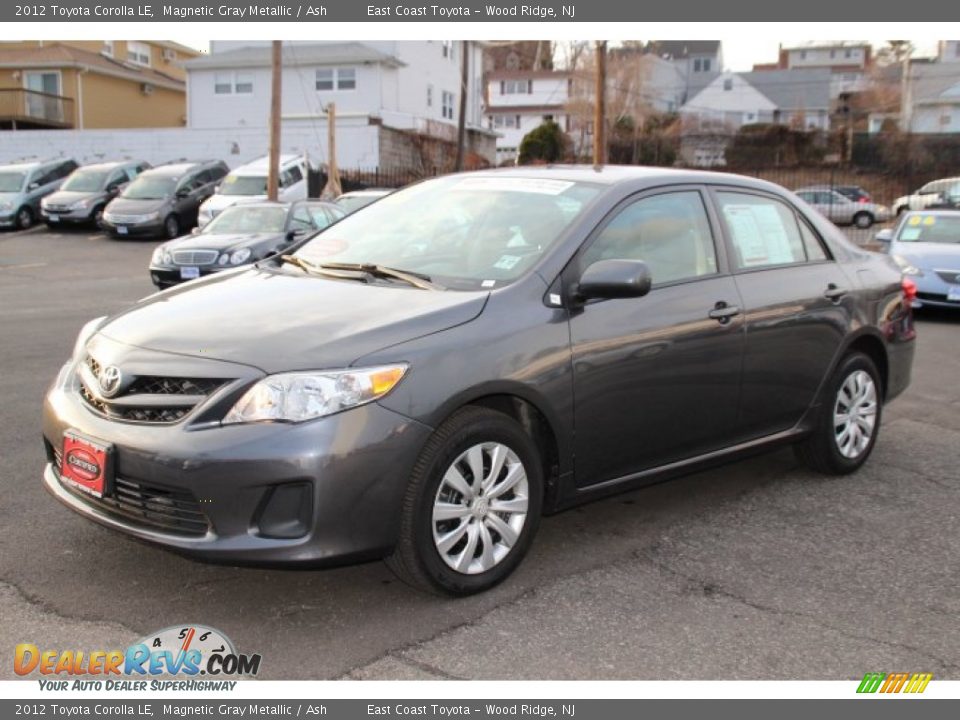 2012 Toyota Corolla LE Magnetic Gray Metallic / Ash Photo #3