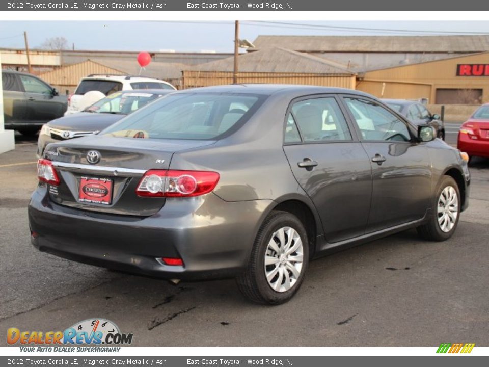 2012 Toyota Corolla LE Magnetic Gray Metallic / Ash Photo #4