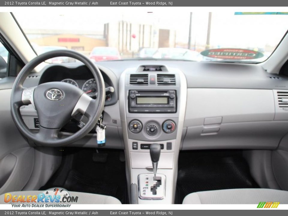 2012 Toyota Corolla LE Magnetic Gray Metallic / Ash Photo #10