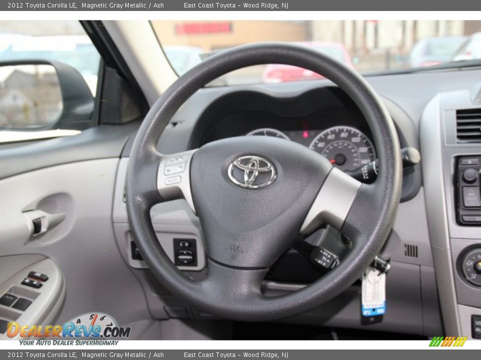 2012 Toyota Corolla LE Magnetic Gray Metallic / Ash Photo #13